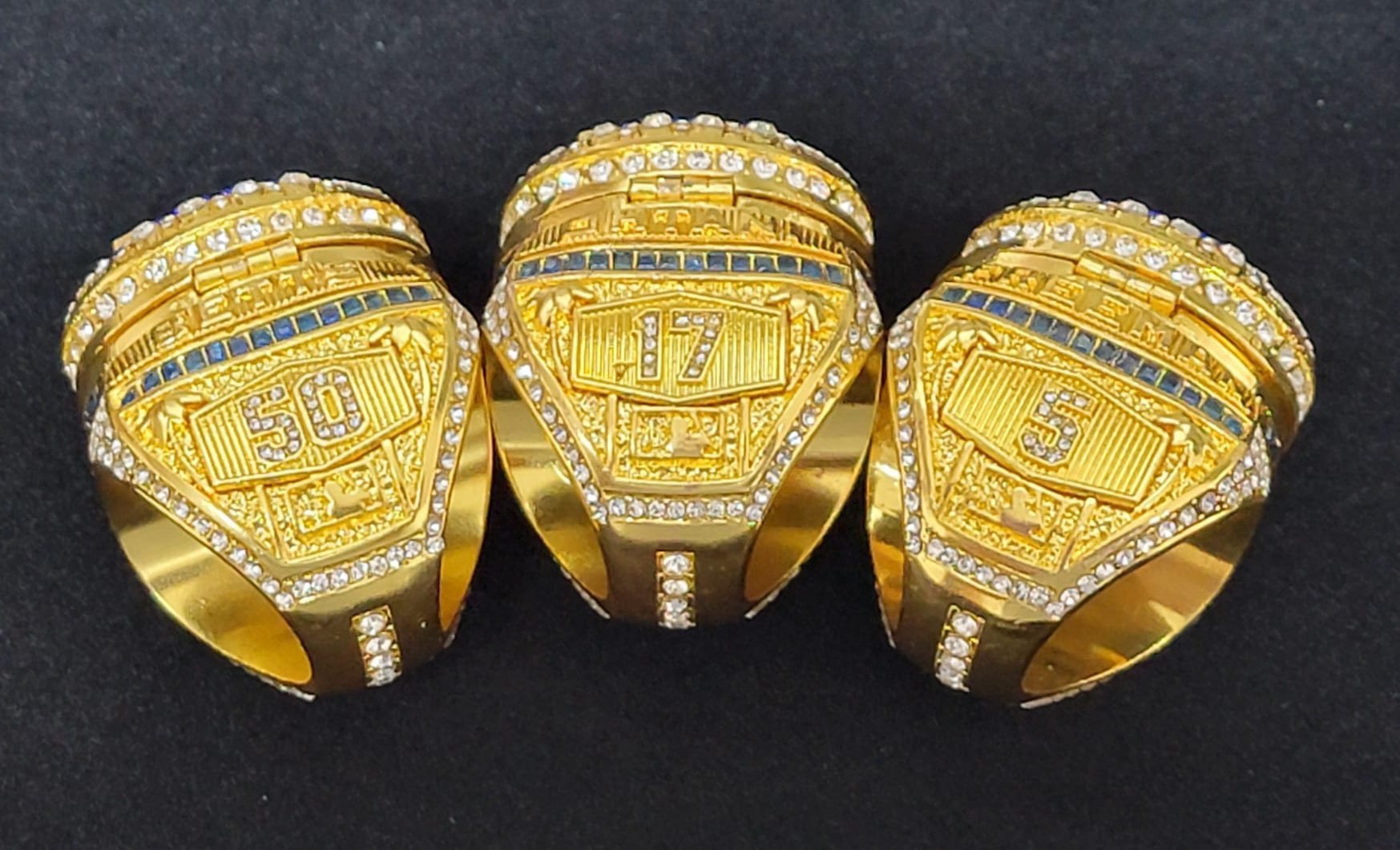 Freddie Freeman, Shohei Ohtani, & Mookie Betts World Series Ring
